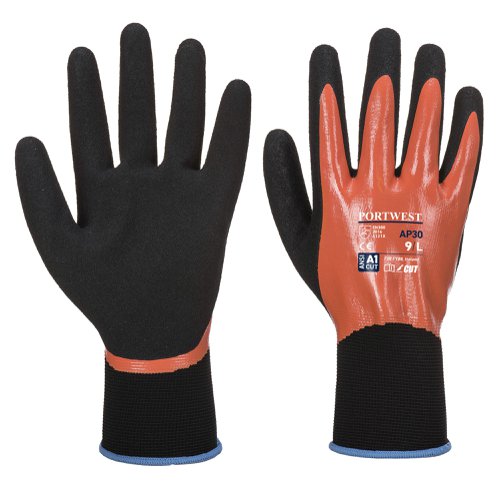 Portwest AP30 Dermi Pro Glove Orange/Black