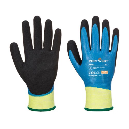 Portwest AP50 Aqua Cut Pro Glove Blue/Black