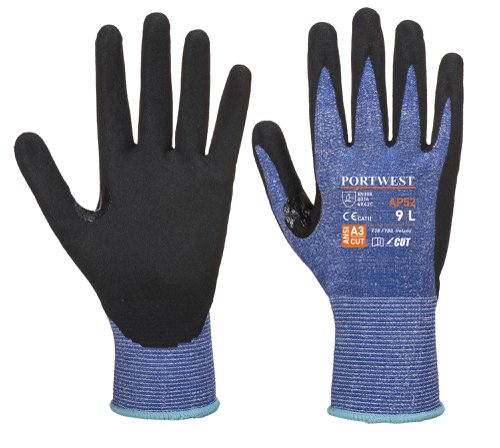 Portwest AP52 Dexti Cut Ultra Glove Blue/Black