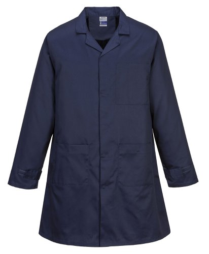Portwest AS10 Anti-Static ESD Coat Navy XXL