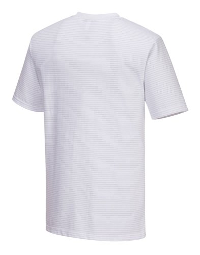 Portwest AS20 Anti-Static ESD T-Shirt S/S White XXXL Polo Shirts and T-Shirts AS20WHRXXXL