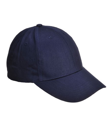 Portwest B010 Six Panel Baseball Cap Navy