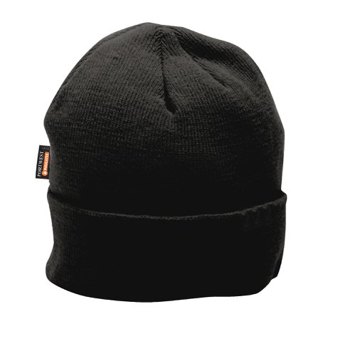 Portwest B013 Insulated Knit Beanie Black