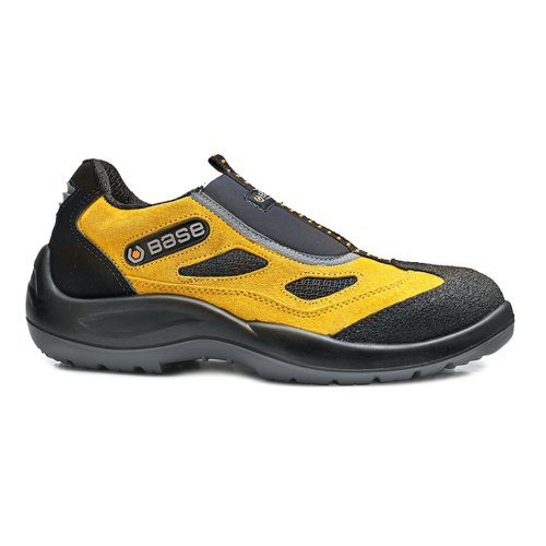 Portwest B0475 Four Holes S1P SRC Shoes Black/Yellow