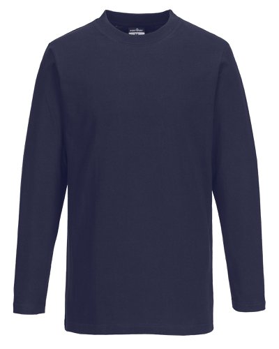 Portwest B196 Long Sleeve T-Shirt Navy XXL