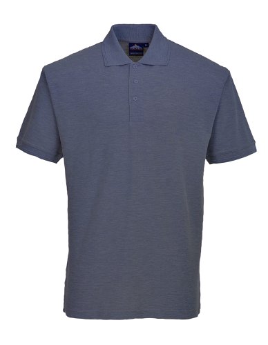 Portwest B210 Naples Polo Shirt S/S Metal Grey L