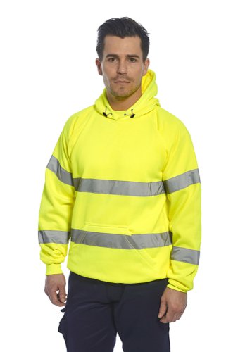 Portwest Hi Vis Hoodie 2XL Yellow