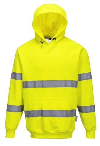 Portwest B304 Hi-Vis Hoodie Yellow 4XL