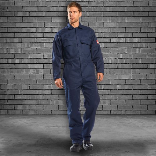 Portwest Bizweld FR Coverall 6XL Navy