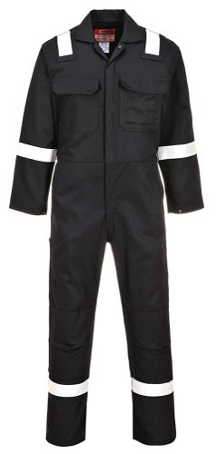 Portwest BIZ5 Bizweld Iona FR Coverall Black L