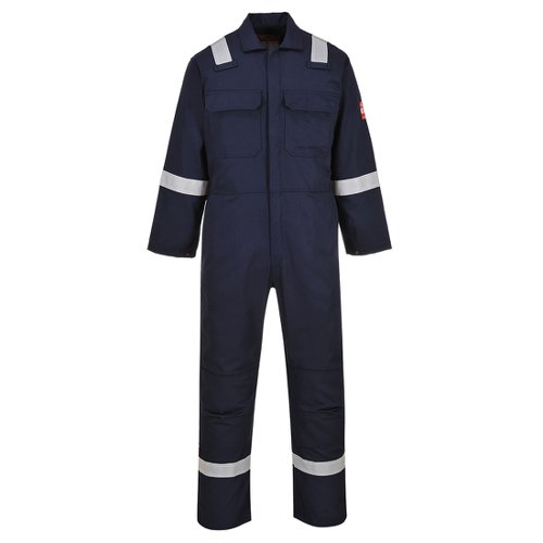 Portwest BIZ5 Bizweld Iona FR Coverall Navy Tall L
