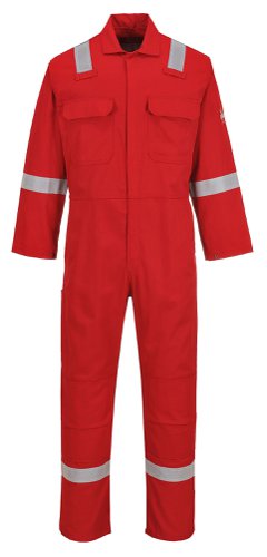 Portwest BIZ5 Bizweld Iona FR Coverall Red L