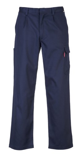 Portwest BZ31 Bizweld FR Cargo Trousers Navy XXL