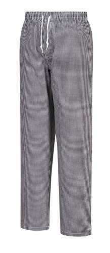 Portwest Bromley Chefs Trousers XS Blk Check