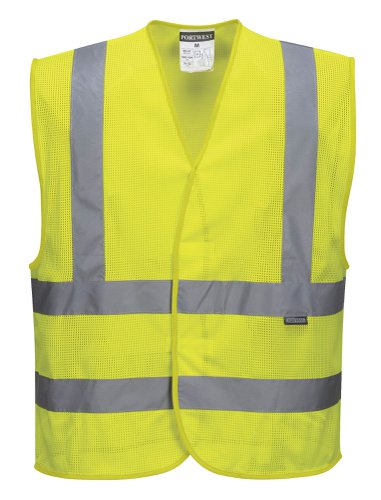 Portwest C370 Hi-Vis Mesh Band and Brace Vest Yellow L/XL