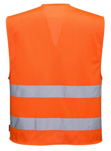 Portwest Hi Vis Mesh Two Band Vest 4X/5X Orange (Pack of 10)