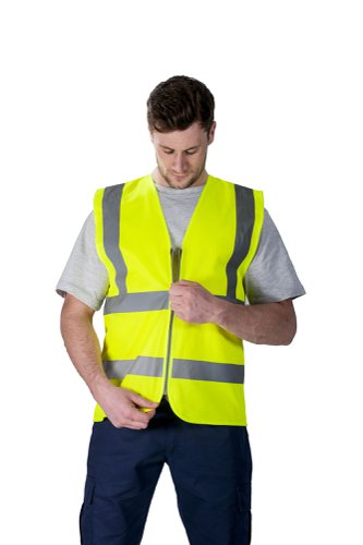 Portwest C375 Hi-Vis Band and Brace Vest Orange XXL Waistcoats & Bodywarmers C375ORRXXL