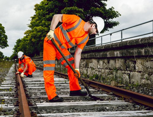 Portwest Hi Vis Band and Brace Vest L/XL Orange (Pack of 10) | Portwest