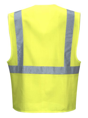 Portwest Hi Vis Band and Brace Vest L/XL Yellow (Pack of 10)