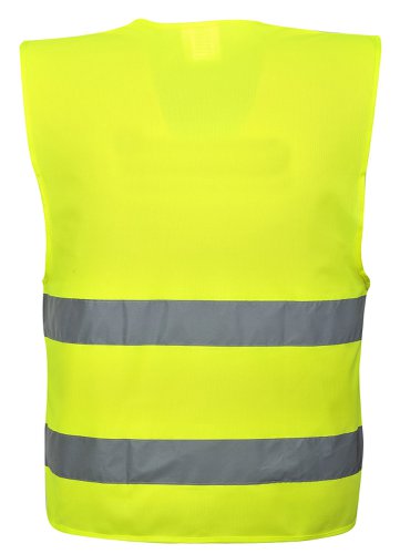 Portwest Hi Vis Two Band Vest S/M Yellow (Pack of 10)