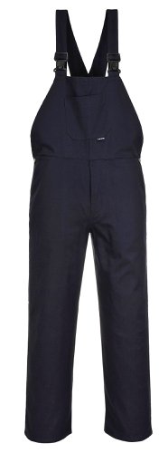 Portwest C881 Cotton Bib and Brace Navy