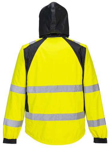 Portwest CD860 WX2 Eco Hi-Vis Rain Jacket Yellow/Black S Jackets CD860YBRS