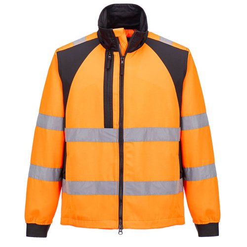 Portwest CD861 WX2 Eco Hi-Vis Work Jacket Orange/Black 4XL