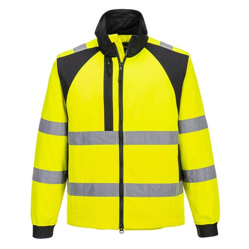 Portwest CD861 WX2 Eco Hi-Vis Work Jacket Yellow/Black 4XL