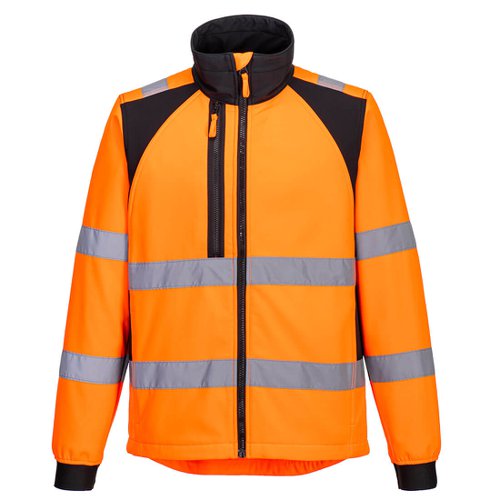 Portwest CD875 WX2 Eco Hi-Vis Softshell (2L) Orange/Black L