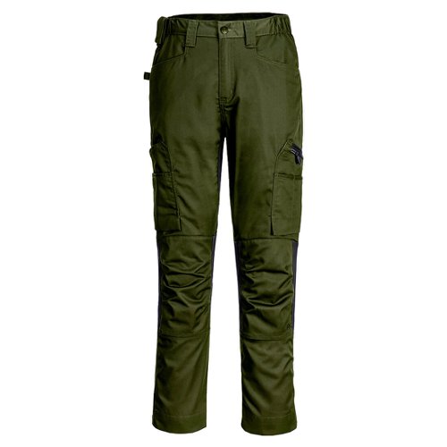 Portwest CD881 WX2 Eco Stretch Trade Trousers Olive Green 28