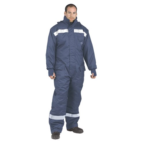 Portwest CS12 ColdStore Coverall Navy Overalls, Bibs & Aprons M-CS12