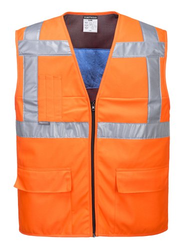 Portwest CV02 Hi-Vis Cooling Vest Orange L/XL