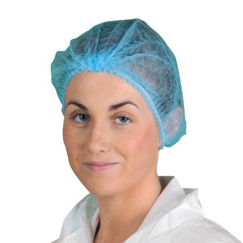 Portwest D100 PP Disposable Mob Cap (PK3000) Blue