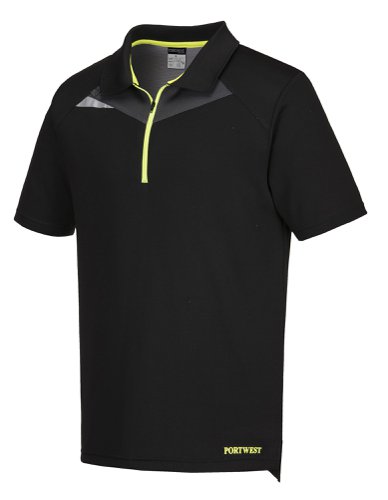Portwest DX4 Polo Shirt S/S 2XL Blk