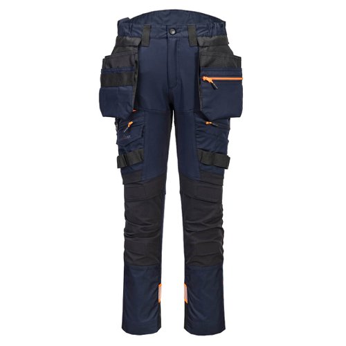 Portwest DX440 DX4 Detachable Holster Pocket Trousers Dark Navy 28