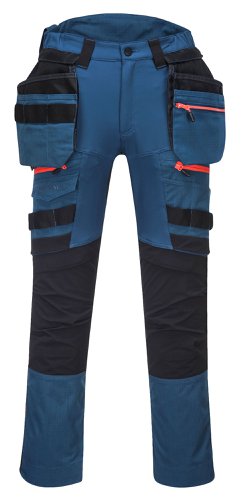Portwest DX440 DX4 Detachable Holster Pocket Trousers Metro Blue 28