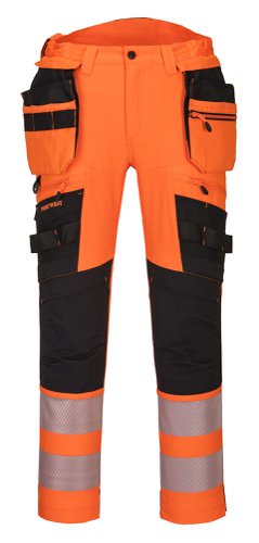 Portwest DX442 DX4 Hi-Vis Detachable Holster Pocket Trousers