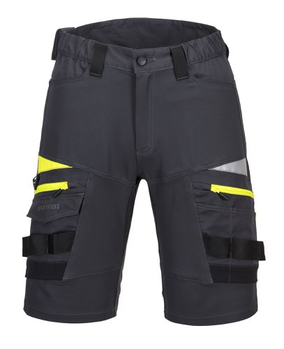 Portwest DX444 DX4 Detachable Holster Pocket Shorts Metal Grey 26