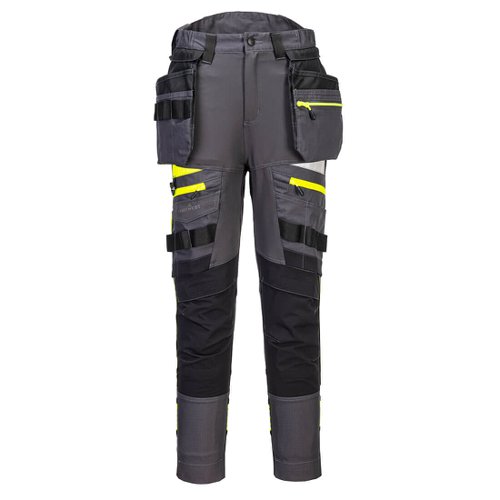 Portwest DX452 DX4 Women's Detachable Holster Pocket Trousers Metal Grey 26
