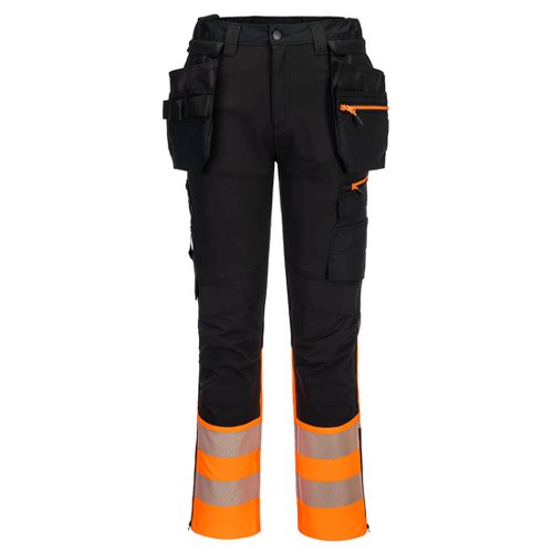 Portwest DX457 DX4 Hi-Vis Class 1 Detachable Holster Pocket Craft Trousers