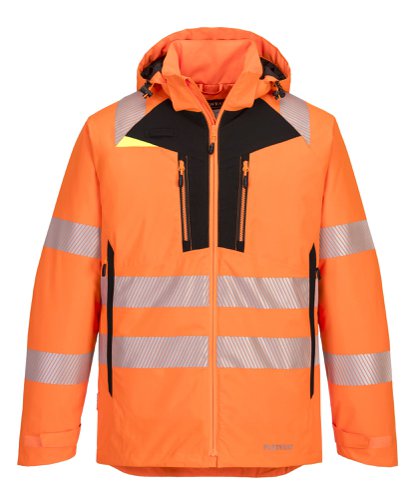 Portwest DX461 DX4 Hi-Vis Winter Jacket Orange/Black 4XL