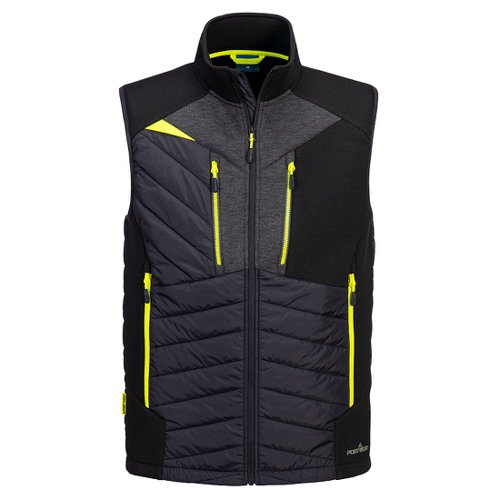 Portwest DX470 DX4 Hybrid Baffle Gilet Black L