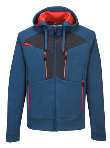 Portwest DX472 DX4 Zipped Hoodie Metro Blue L