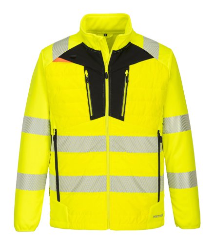 Portwest DX473 DX4 Hi-Vis Hybrid Baffle Jacket