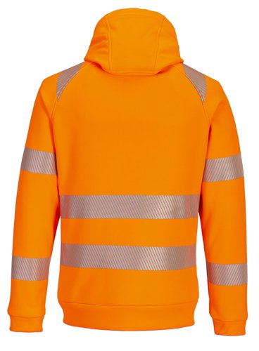 Portwest DX477 DX4 Hi-Vis Funnel Neck Zipped Sweatshirt Orange/Black XXXL Fleeces, Sweatshirts & Jumpers DX477OBRXXXL