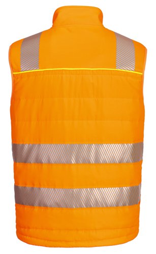 Portwest DX4 Hi Vis Hybrid Baffle Bodywarmer 2XL Orange/Blk