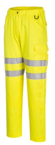 Portwest Eco Hi Vis Work Trousers 33 Yellow