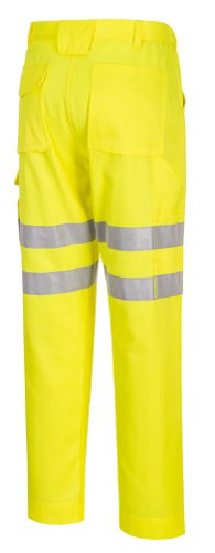 Portwest Eco Hi Vis Work Trousers 41 Yellow