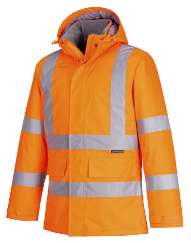 Portwest Eco Hi Vis Winter Jacket L Orange | POW36754 | Portwest