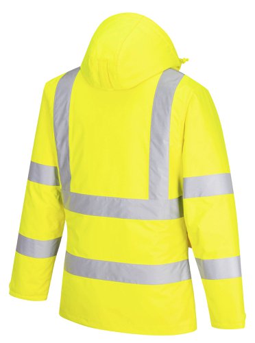 Portwest Eco Hi Vis Winter Jacket 4XL Yellow | POW36760 | Portwest